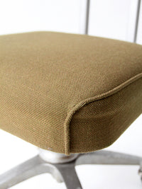 mid-century industrial swivel office chair
