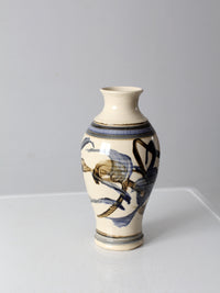 vintage studio pottery vase