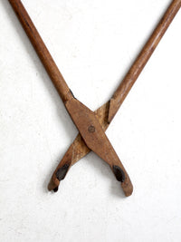 antique primitive farm tool