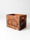 vintage 7up wood crate