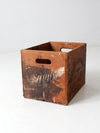vintage 7up wood crate