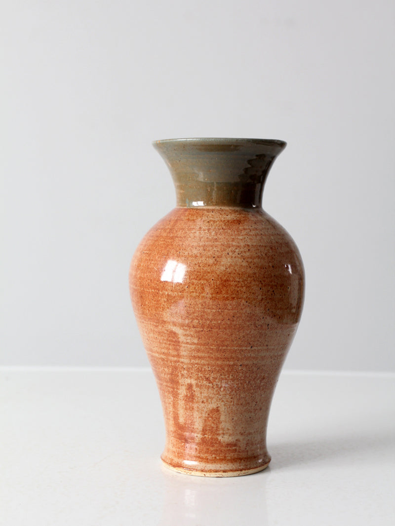 vintage studio pottery vase