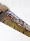 vintage painted saw