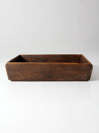 antique primitive wood dough tray