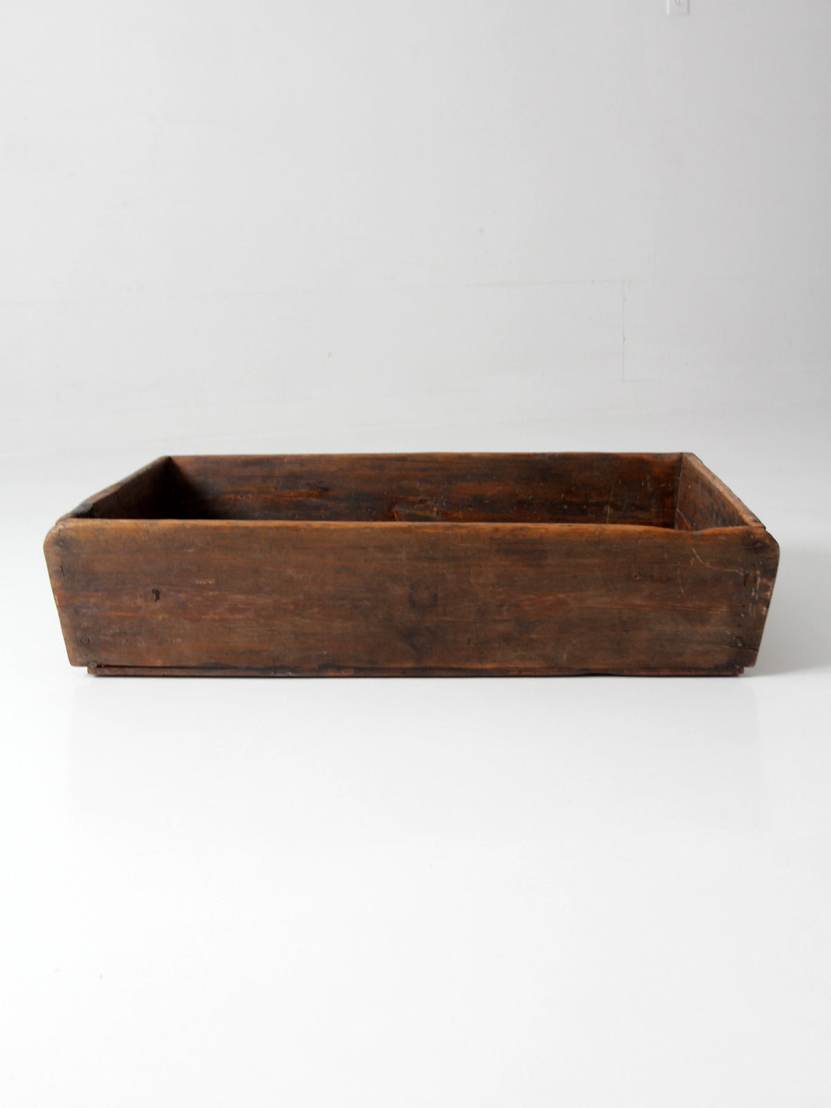 antique primitive wood dough tray