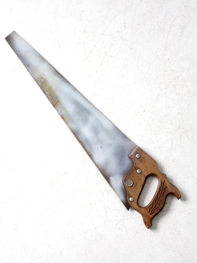 vintage painted saw