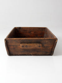 antique primitive wood dough tray