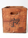 vintage 7up wood crate