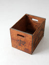 vintage 7up wood crate