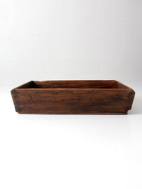 antique primitive wood dough tray