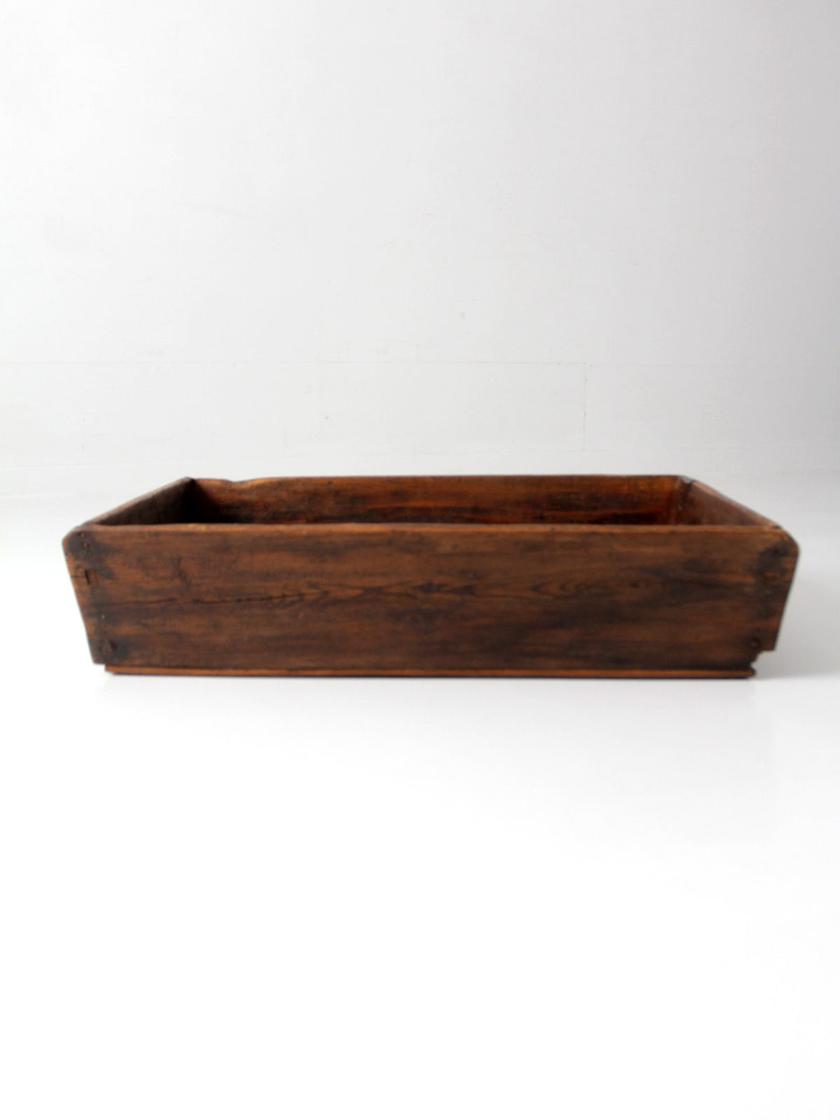 antique primitive wood dough tray