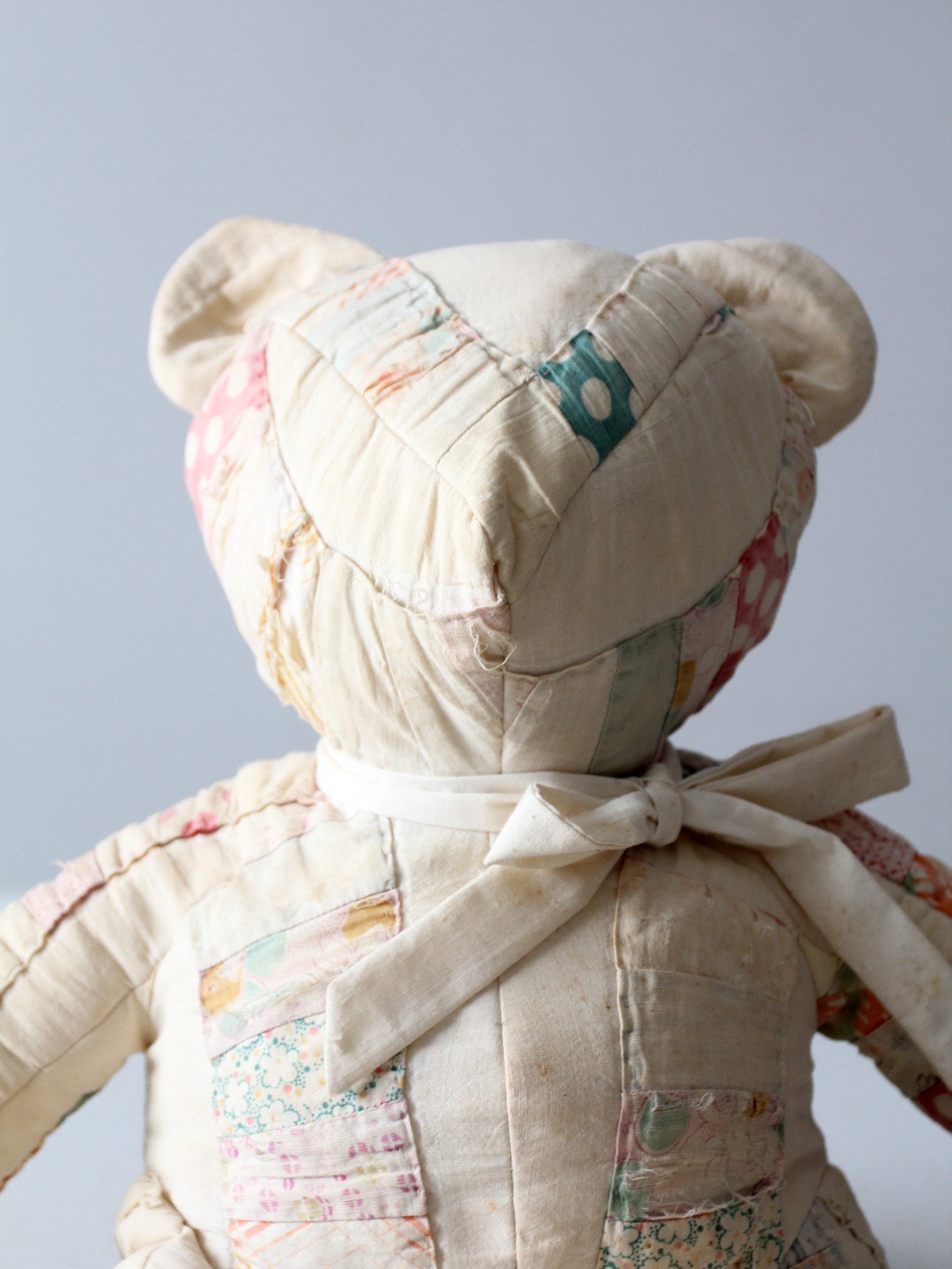 antique patchwork teddy bear