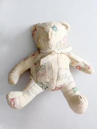 antique patchwork teddy bear