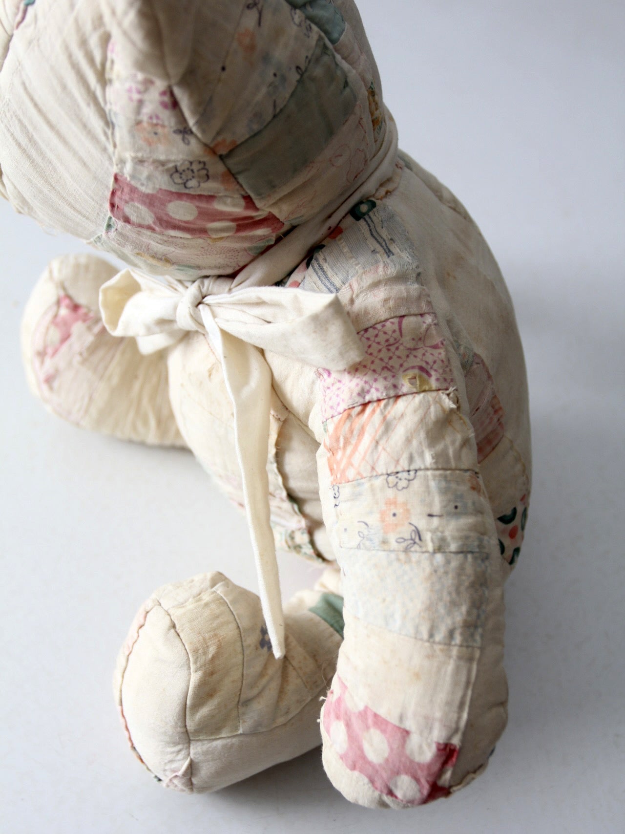 antique patchwork teddy bear