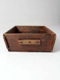 antique primitive wood dough tray