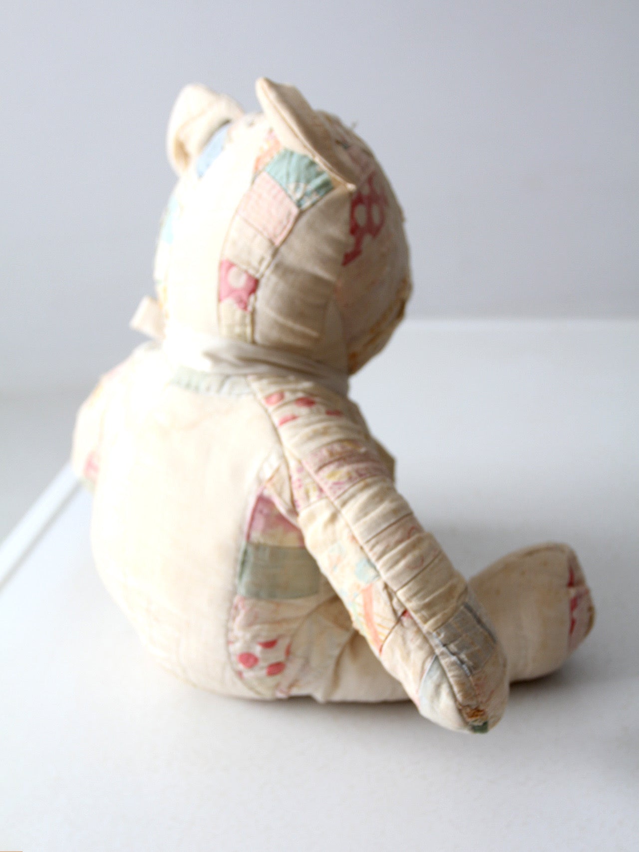 antique patchwork teddy bear