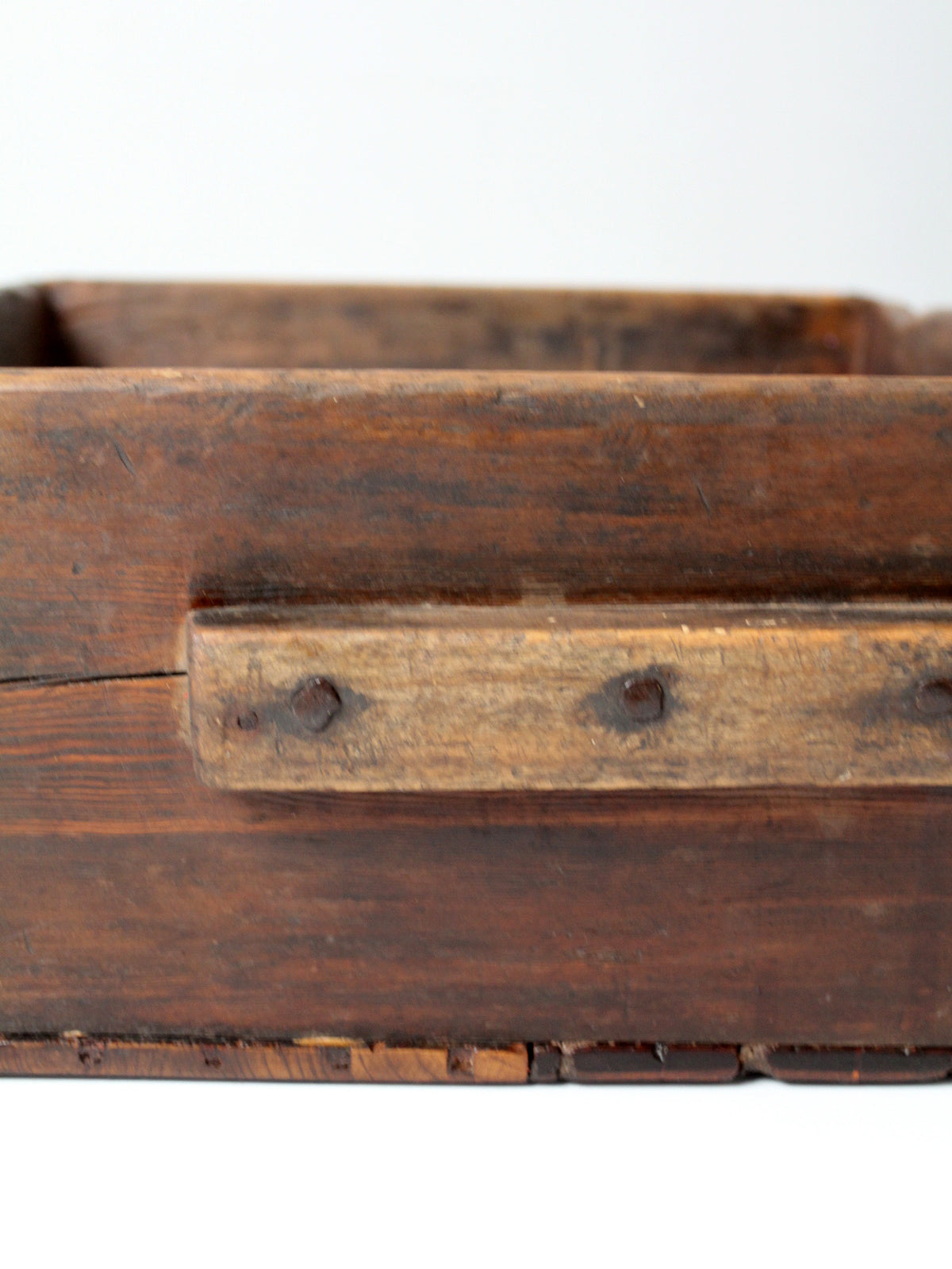 antique primitive wood dough tray