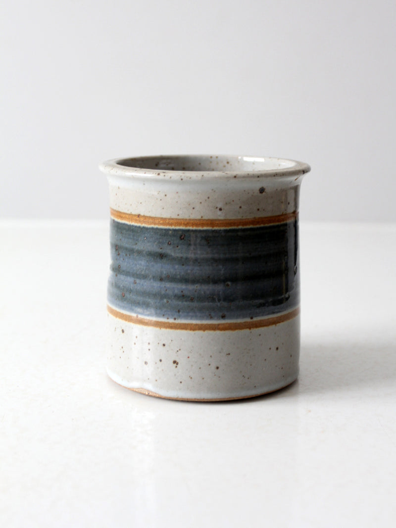 vintage studio pottery cachepot