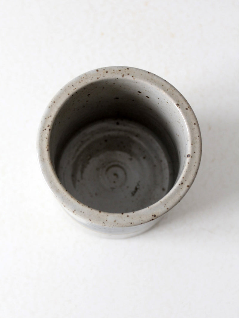 vintage studio pottery cachepot