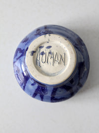 vintage studio pottery bowl