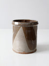 vintage studio pottery crock