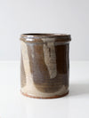 vintage studio pottery crock