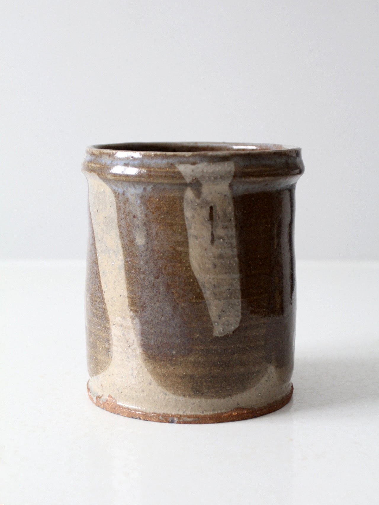 vintage studio pottery crock