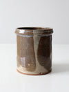 vintage studio pottery crock