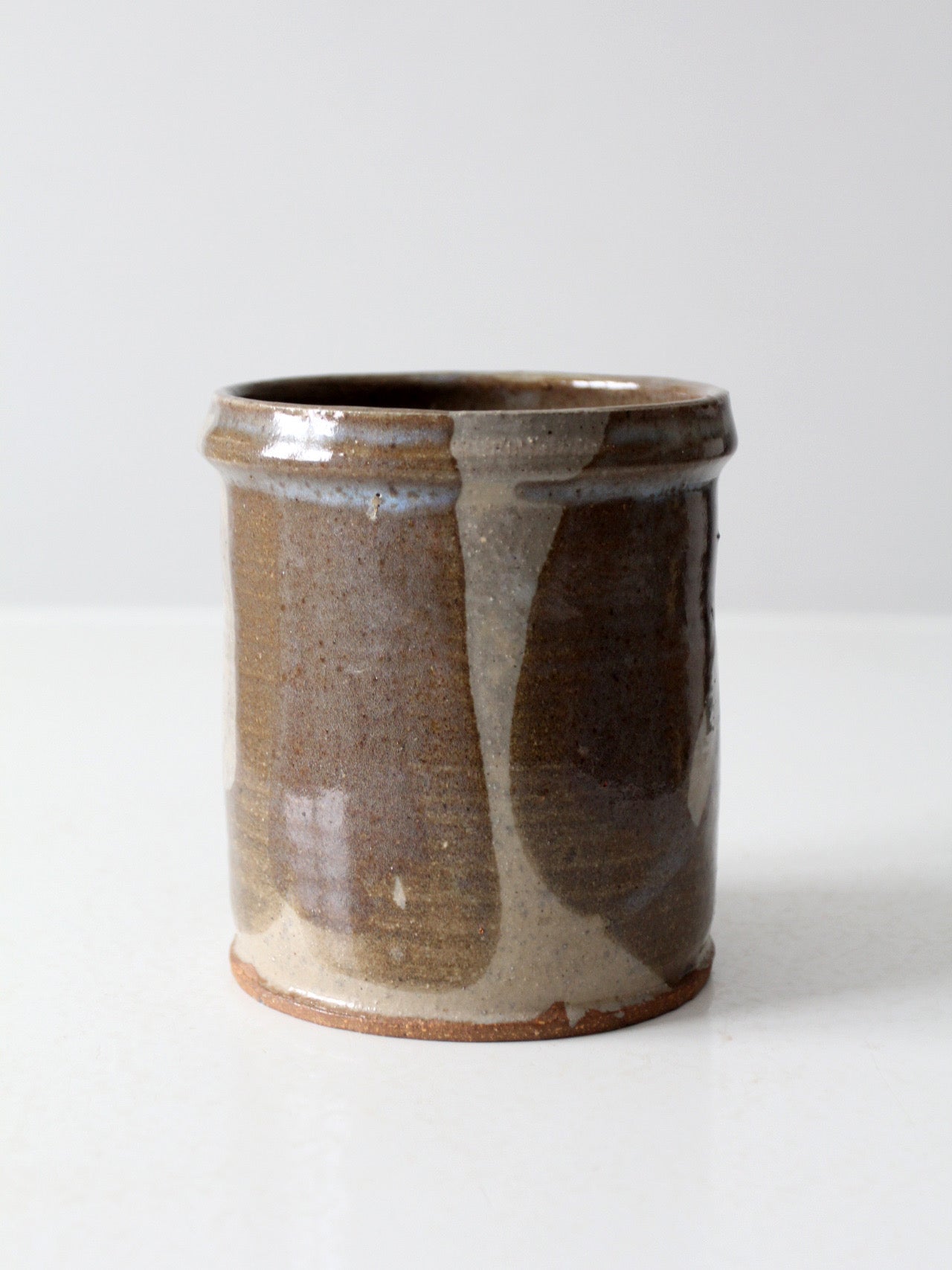 vintage studio pottery crock