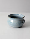 vintage studio pottery cache pot