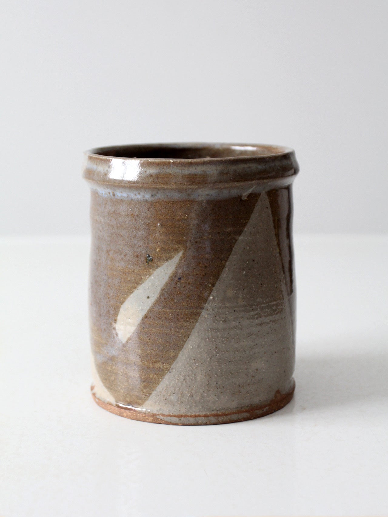 vintage studio pottery crock