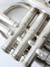 1940s Holton Collegiate silver plate trumpet with case