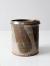 vintage studio pottery crock