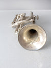1940s Holton Collegiate silver plate trumpet with case