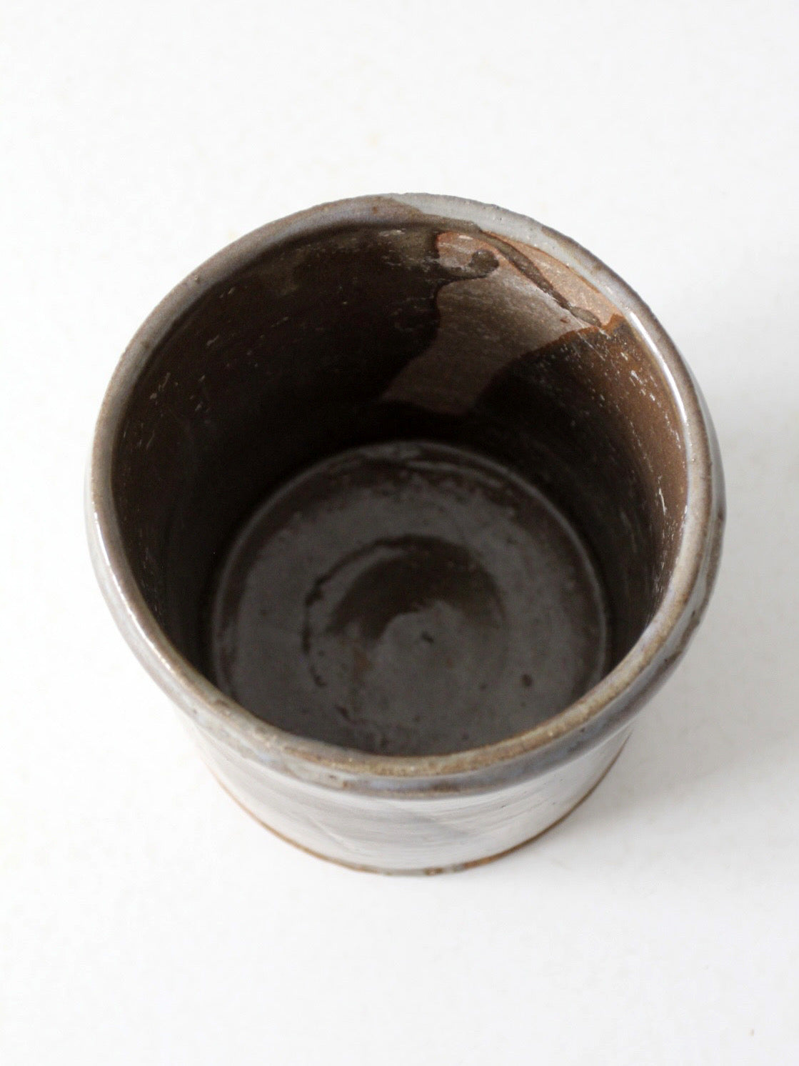 vintage studio pottery crock