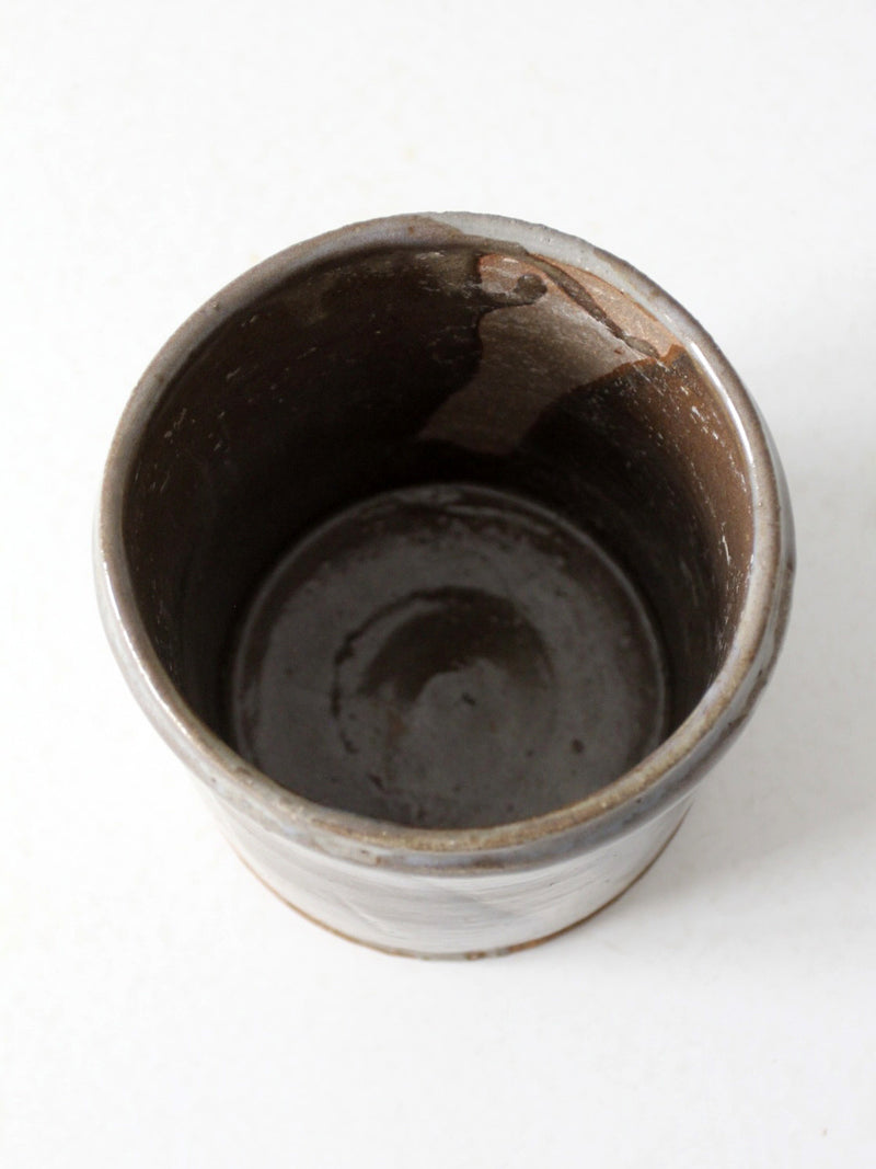 vintage studio pottery crock