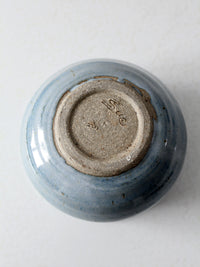 vintage studio pottery cache pot