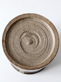 vintage studio pottery crock