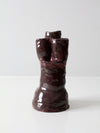 vintage free form studio pottery vase