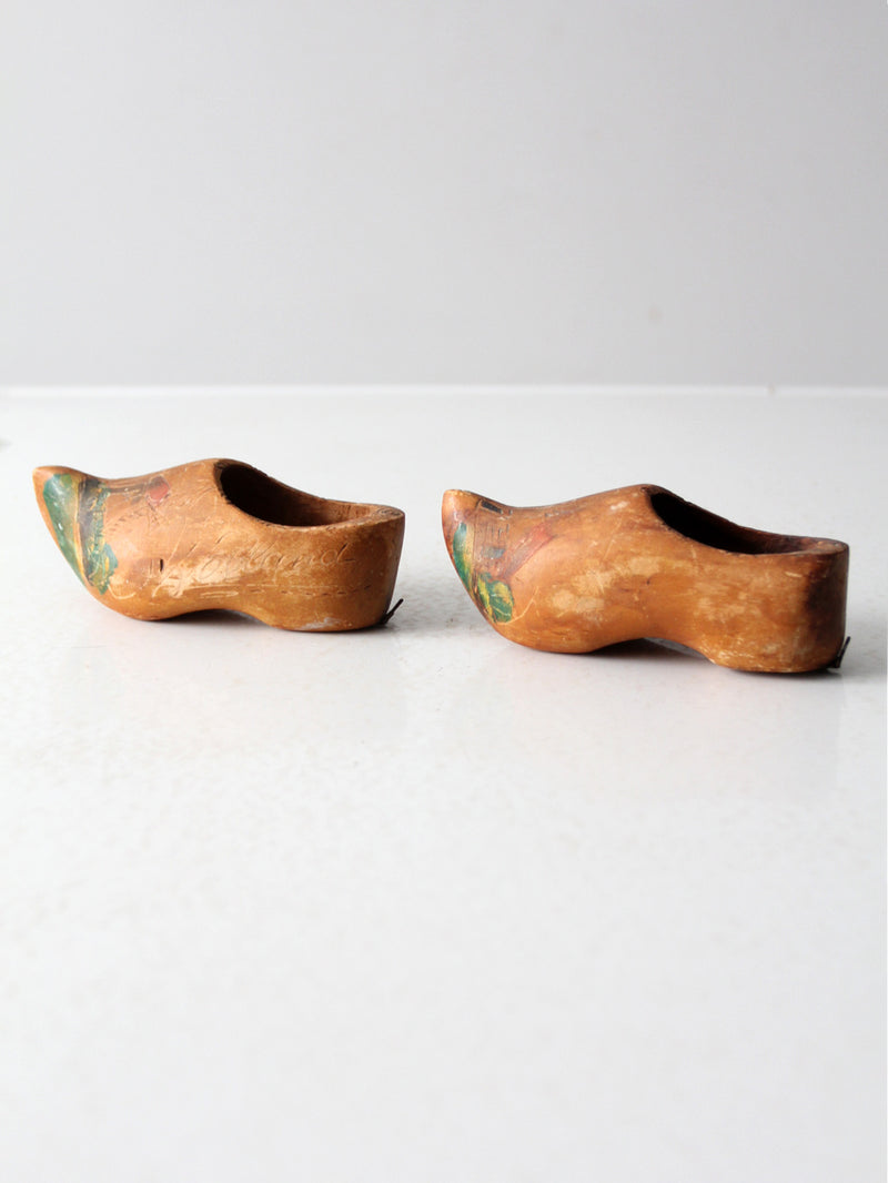 antique decorative Dutch clogs