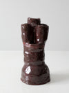 vintage free form studio pottery vase