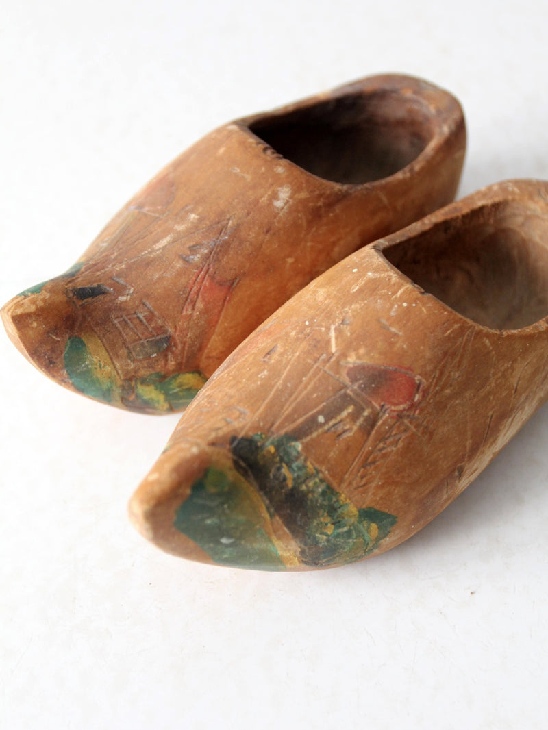 antique decorative Dutch clogs