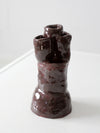 vintage free form studio pottery vase