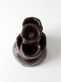 vintage free form studio pottery vase