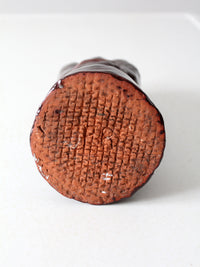 vintage free form studio pottery vase