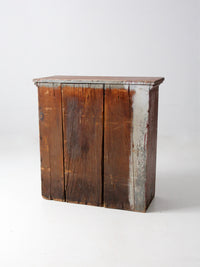 antique painted primitive countertop cupboard