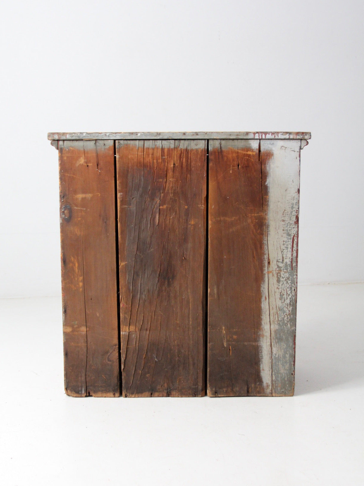 antique painted primitive countertop cupboard