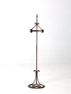 antique wrought iron floor standing candle holder