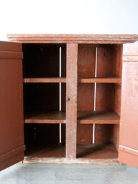 antique painted primitive countertop cupboard