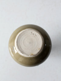 vintage studio pottery amphora vase